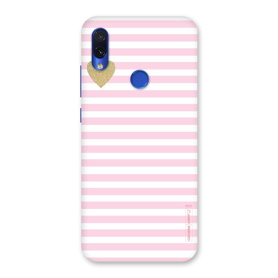 Pink Stripes Back Case for Redmi Note 7