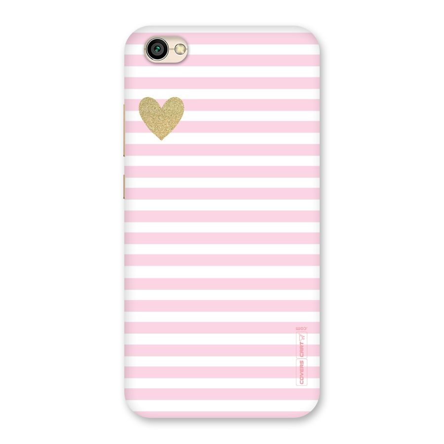 Pink Stripes Back Case for Redmi Y1 Lite