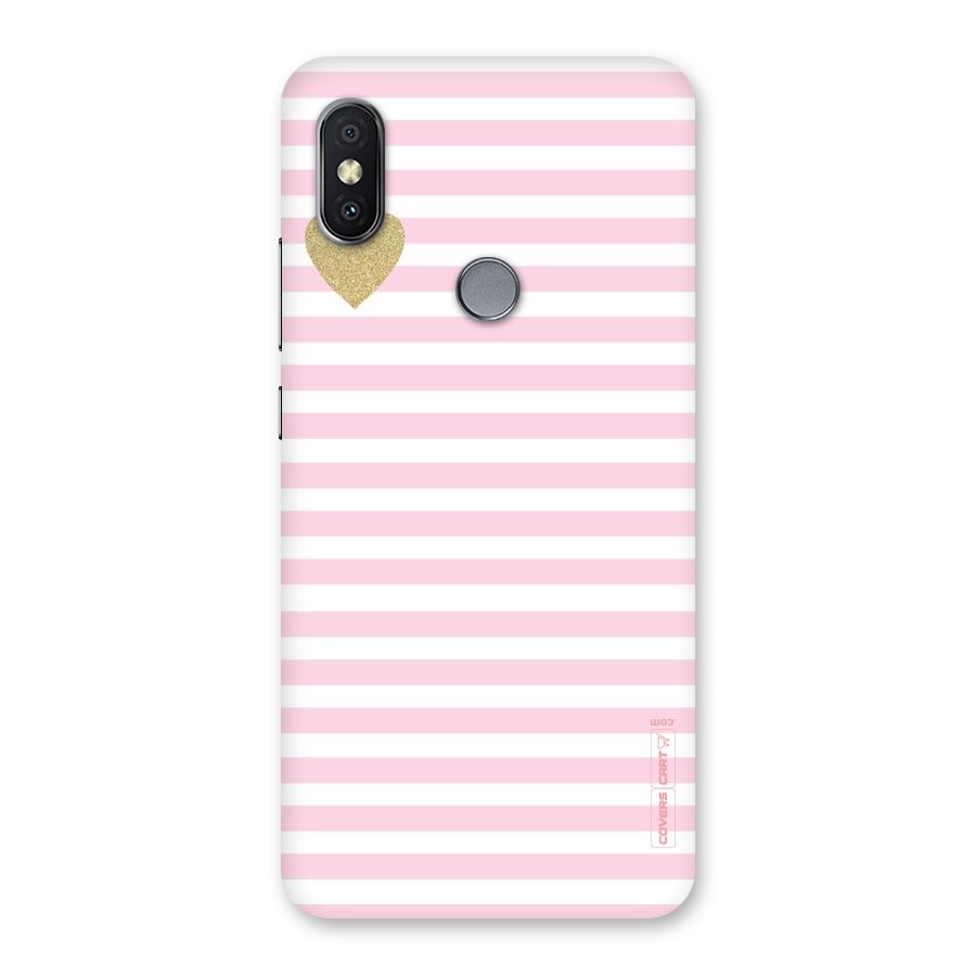 Pink Stripes Back Case for Redmi Y2