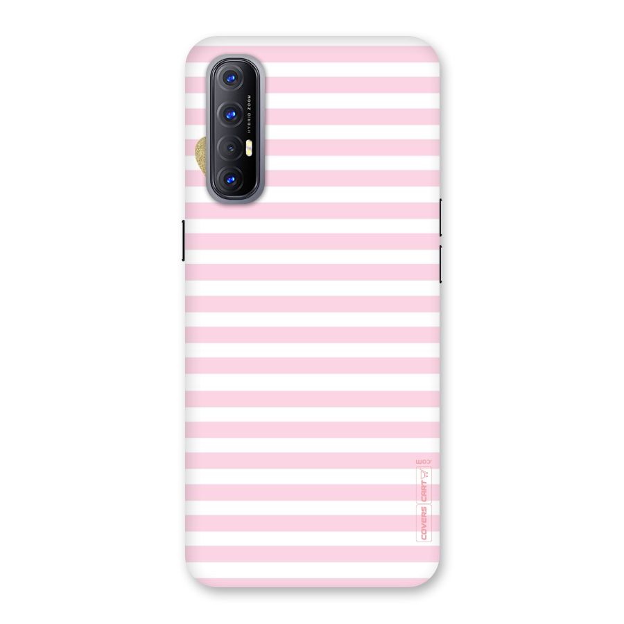 Pink Stripes Back Case for Reno3 Pro