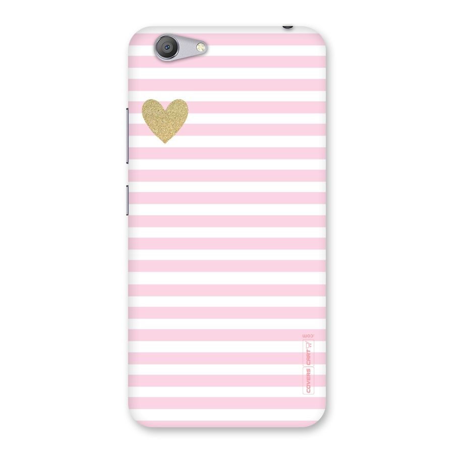 Pink Stripes Back Case for Vivo Y53