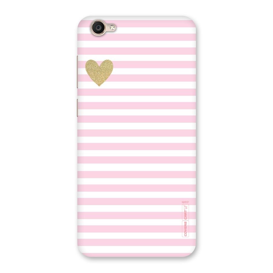 Pink Stripes Back Case for Vivo Y55s