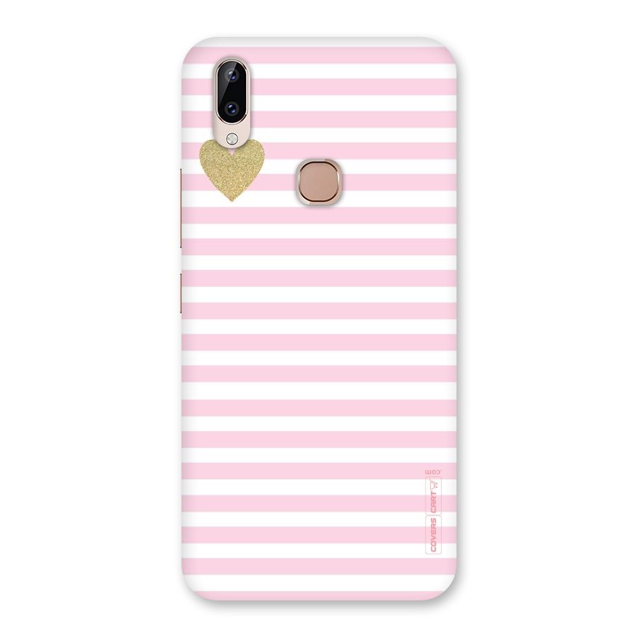 Pink Stripes Back Case for Vivo Y83 Pro