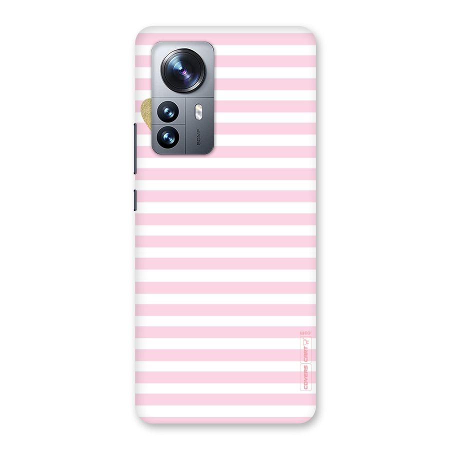Pink Stripes Back Case for Xiaomi 12 Pro