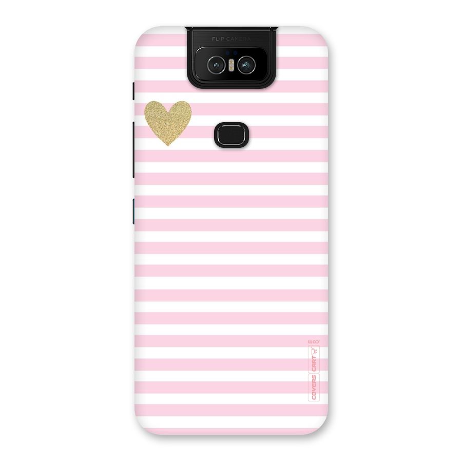 Pink Stripes Back Case for Zenfone 6z