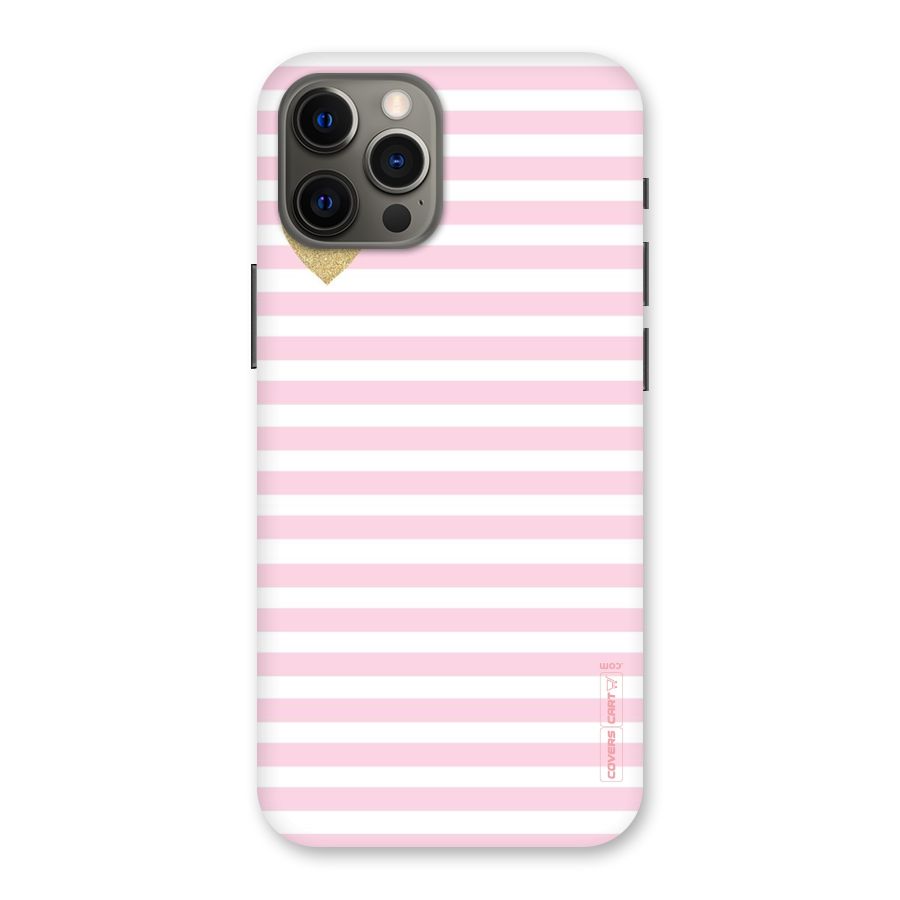 Pink Stripes Back Case for iPhone 12 Pro Max