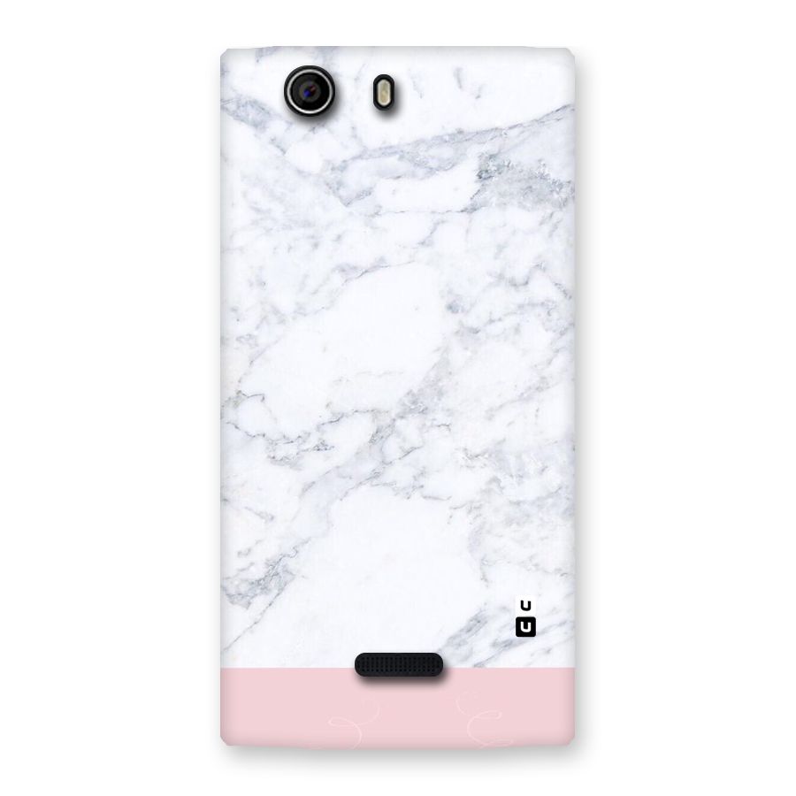 Pink White Merge Marble Back Case for Canvas Nitro 2 E311