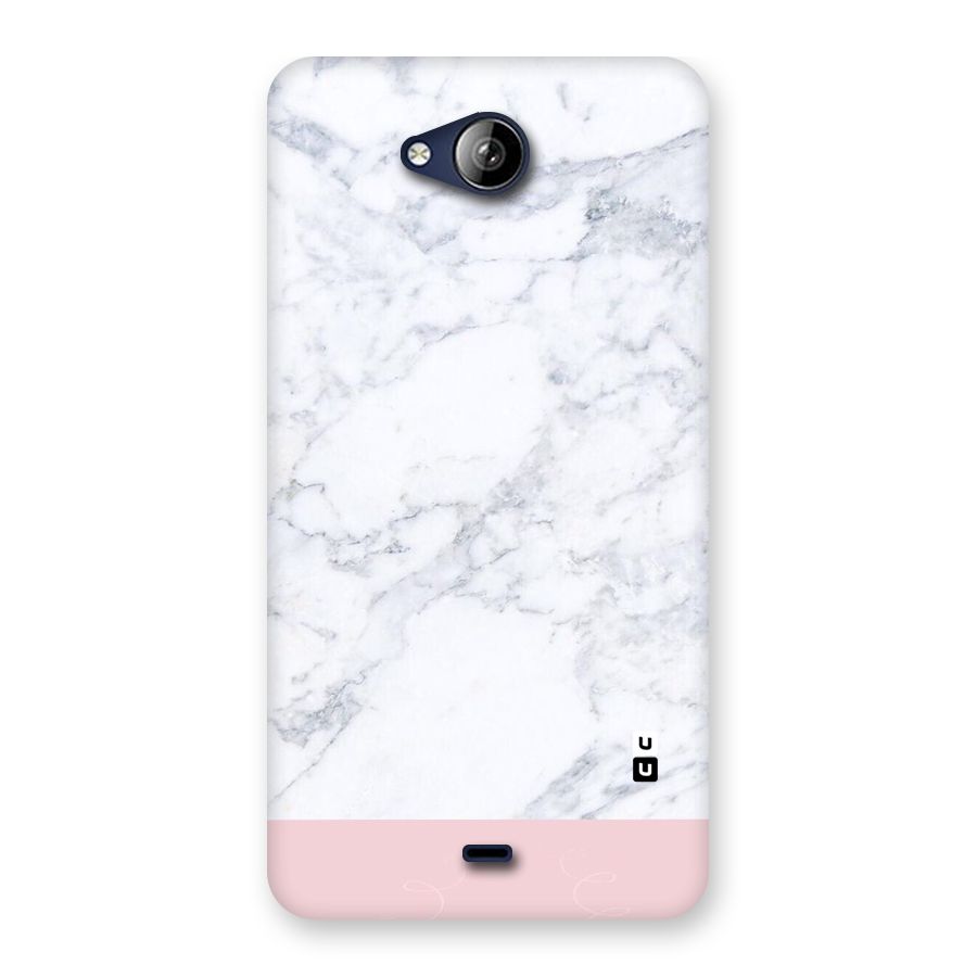 Pink White Merge Marble Back Case for Canvas Play Q355
