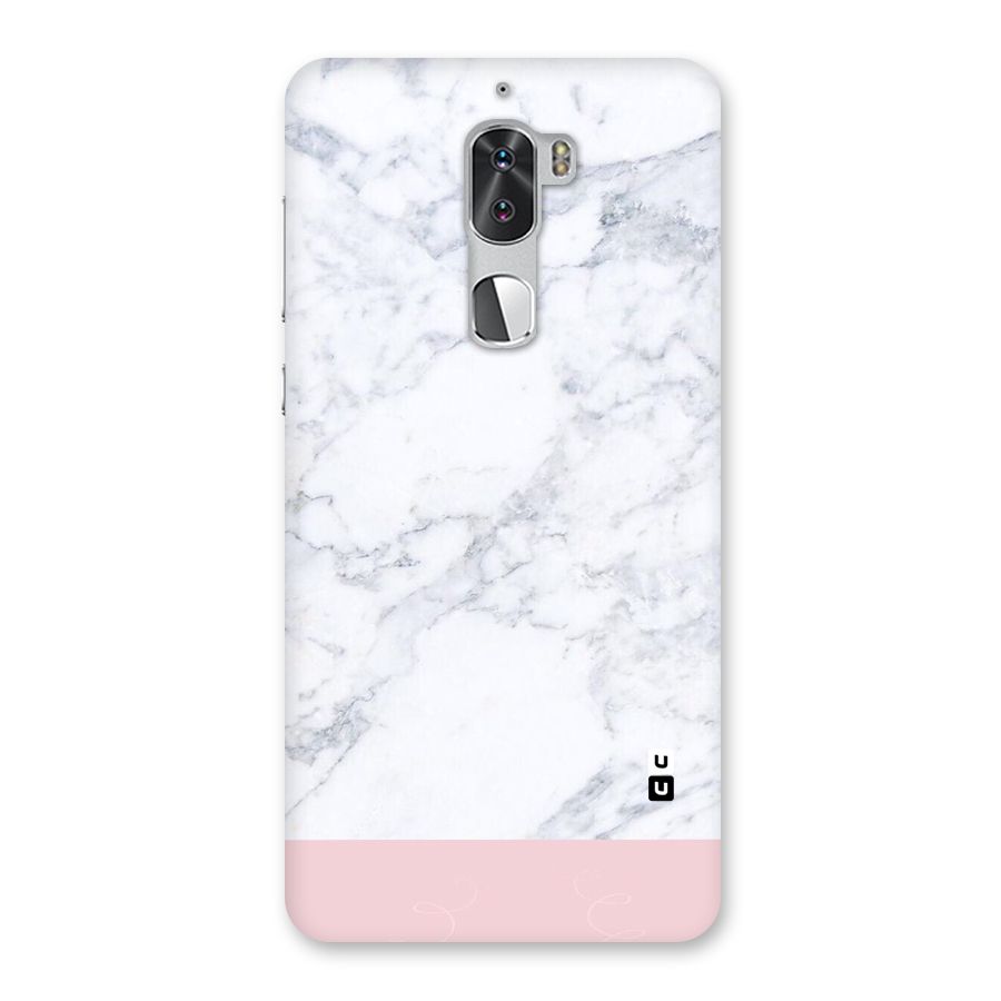 Pink White Merge Marble Back Case for Coolpad Cool 1