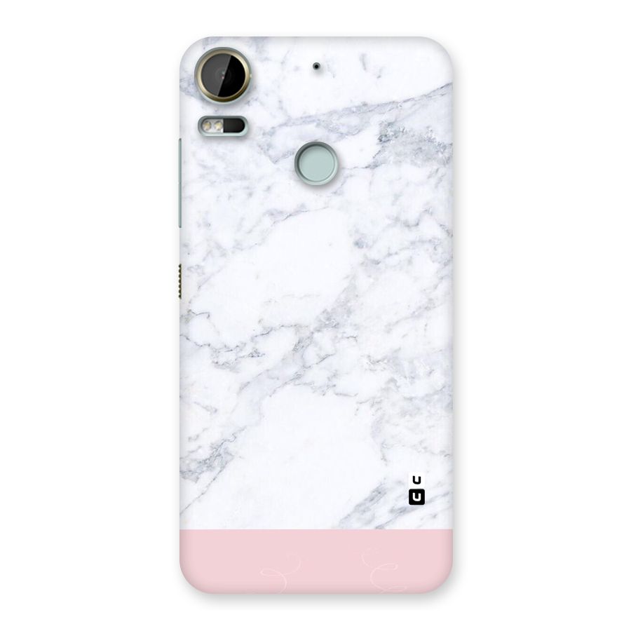 Pink White Merge Marble Back Case for Desire 10 Pro