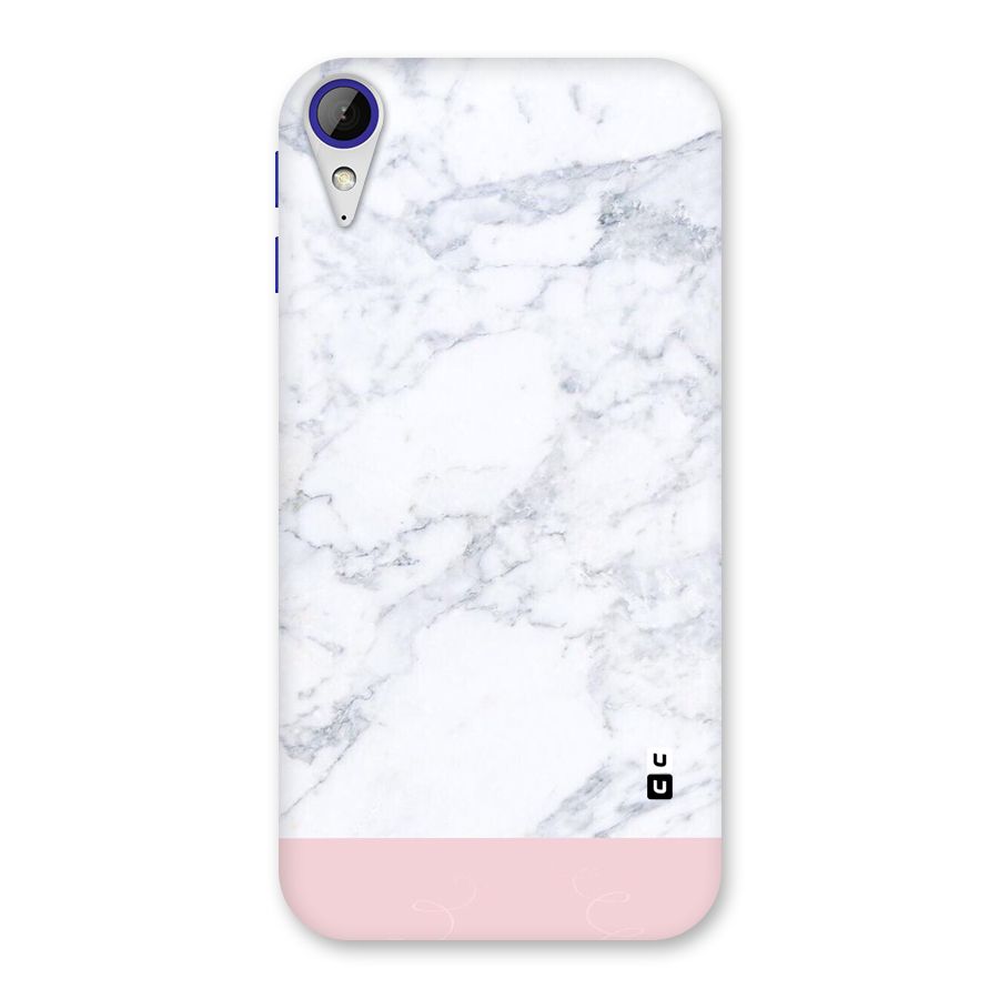 Pink White Merge Marble Back Case for Desire 830