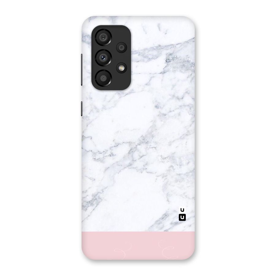 Pink White Merge Marble Back Case for Galaxy A33 5G
