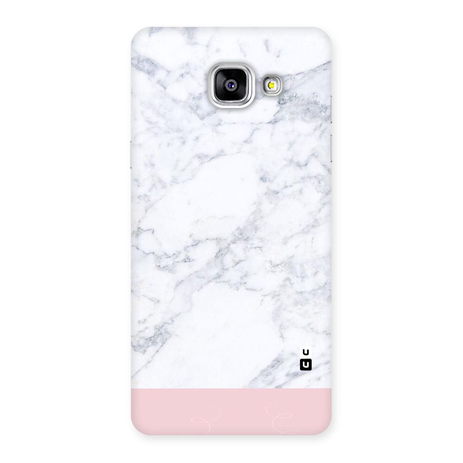 Pink White Merge Marble Back Case for Galaxy A5 2016