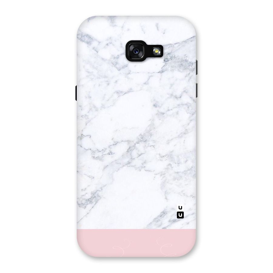 Pink White Merge Marble Back Case for Galaxy A7 (2017)