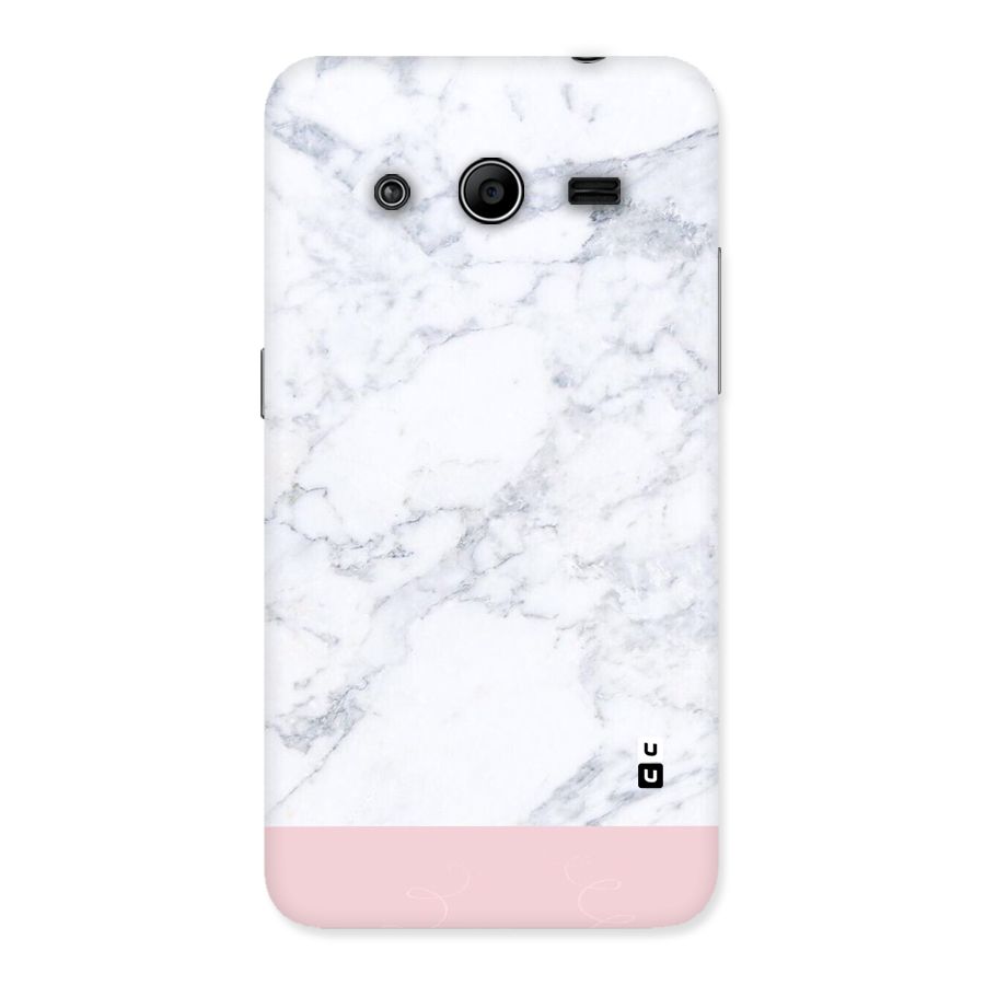 Pink White Merge Marble Back Case for Galaxy Core 2