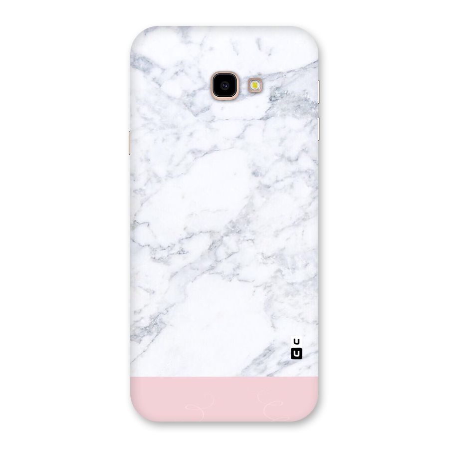 Pink White Merge Marble Back Case for Galaxy J4 Plus