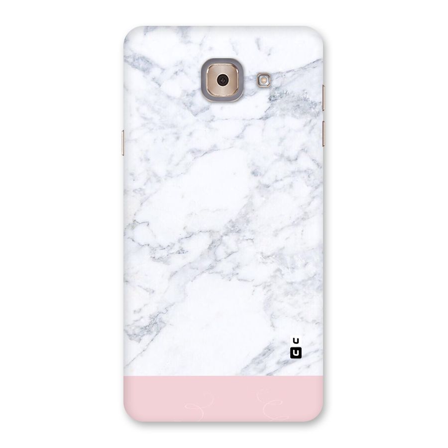 Pink White Merge Marble Back Case for Galaxy J7 Max
