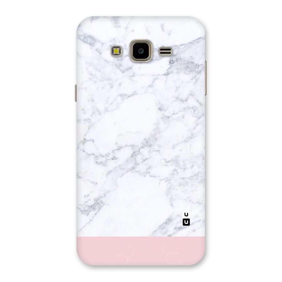 Pink White Merge Marble Back Case for Galaxy J7 Nxt