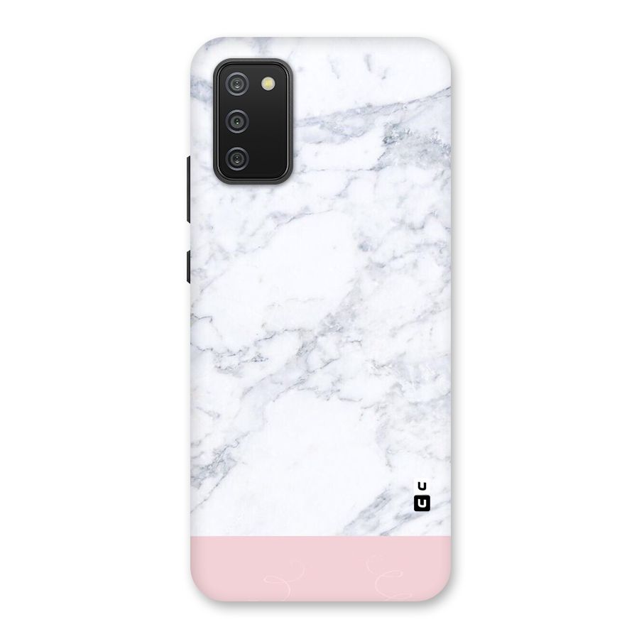 Pink White Merge Marble Back Case for Galaxy M02s