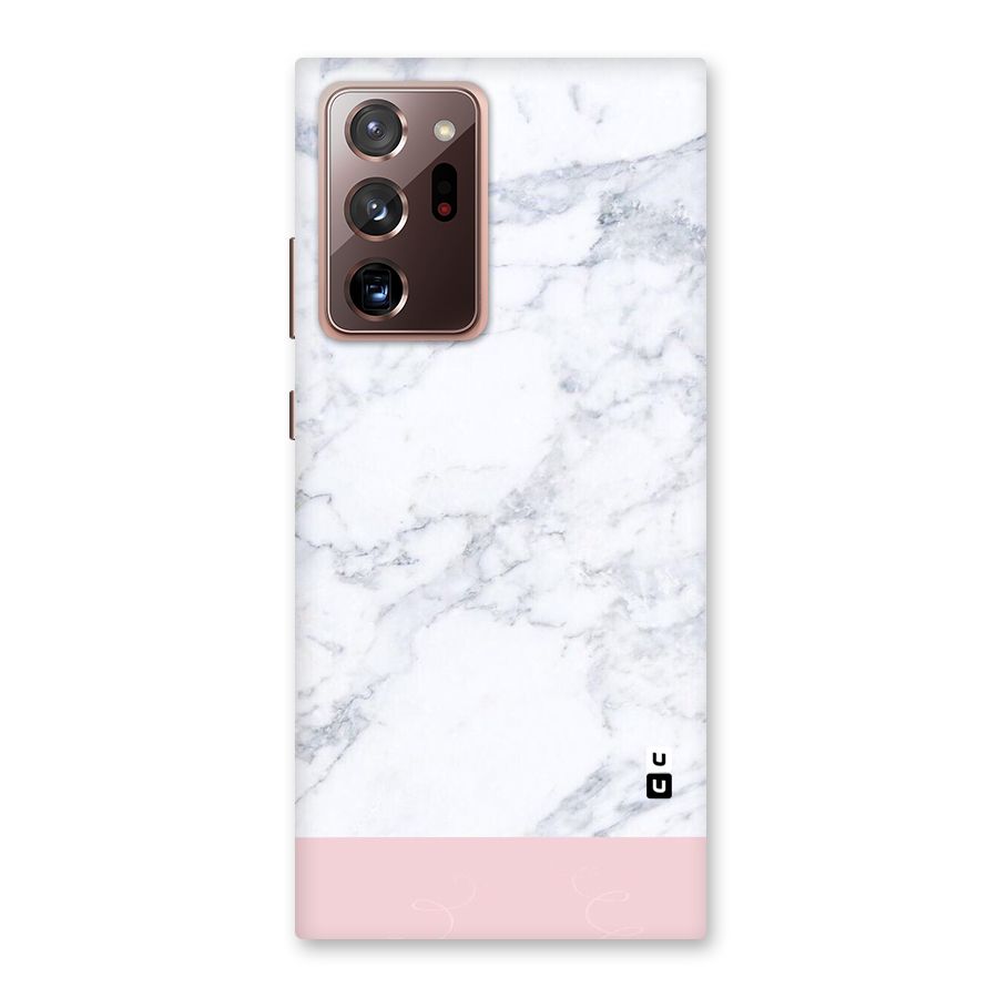 Pink White Merge Marble Back Case for Galaxy Note 20 Ultra
