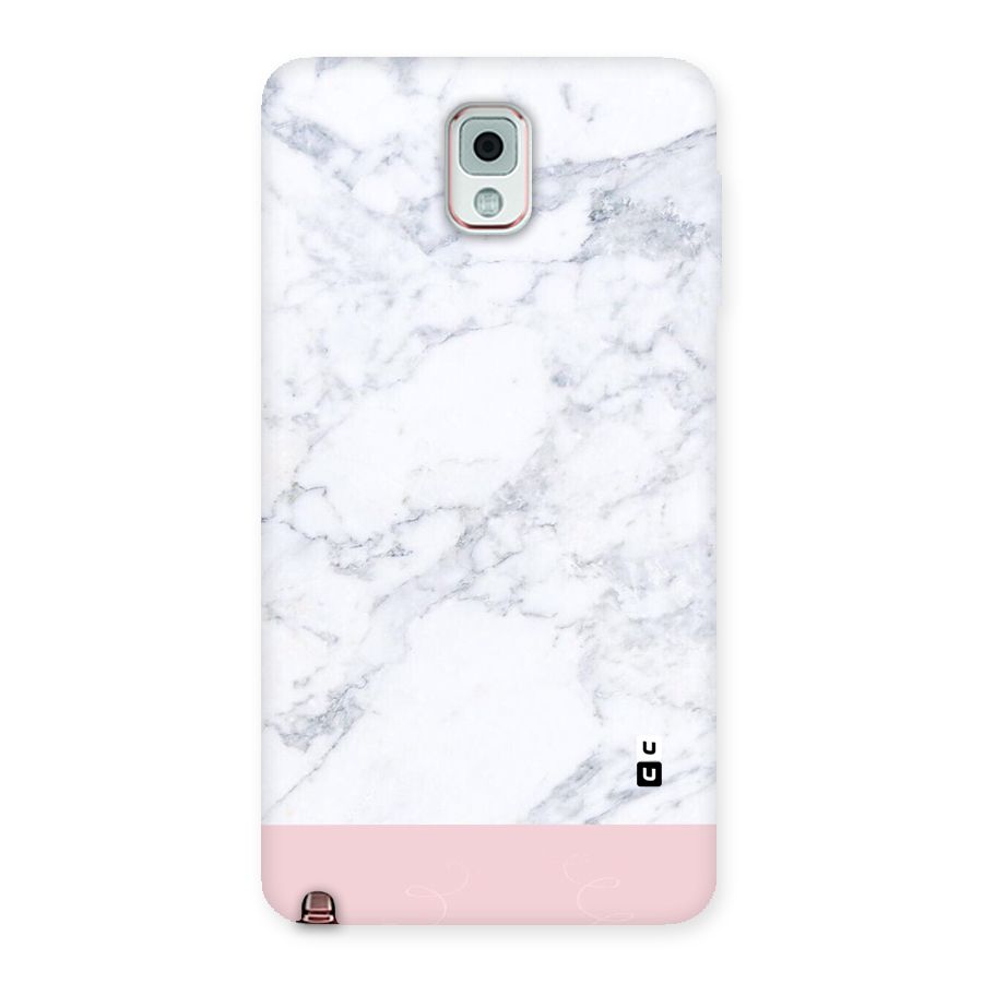 Pink White Merge Marble Back Case for Galaxy Note 3