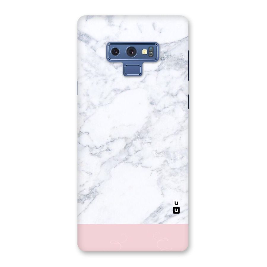 Pink White Merge Marble Back Case for Galaxy Note 9