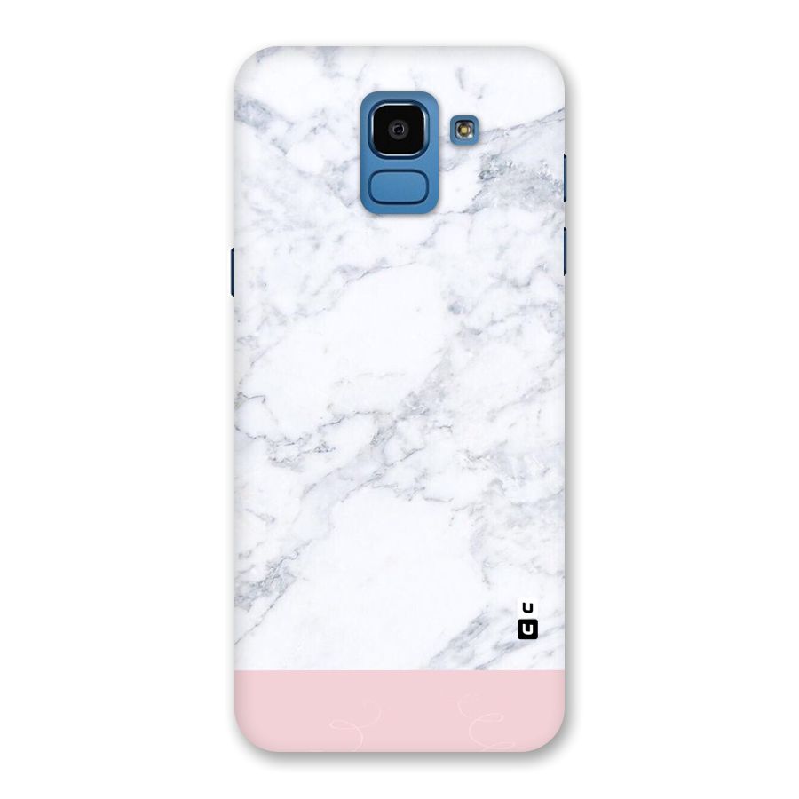 Pink White Merge Marble Back Case for Galaxy On6