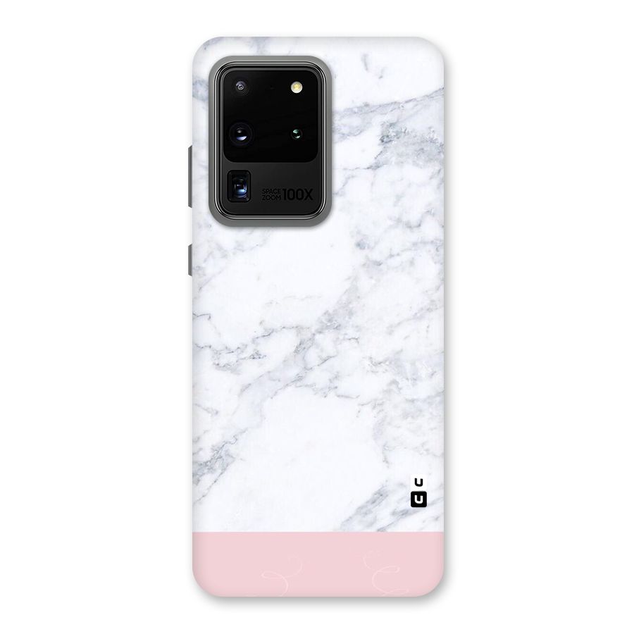 Pink White Merge Marble Back Case for Galaxy S20 Ultra