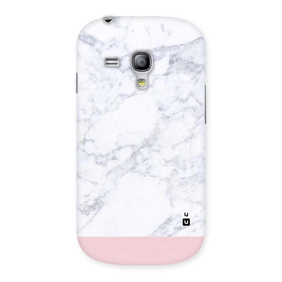 Pink White Merge Marble Back Case for Galaxy S3 Mini