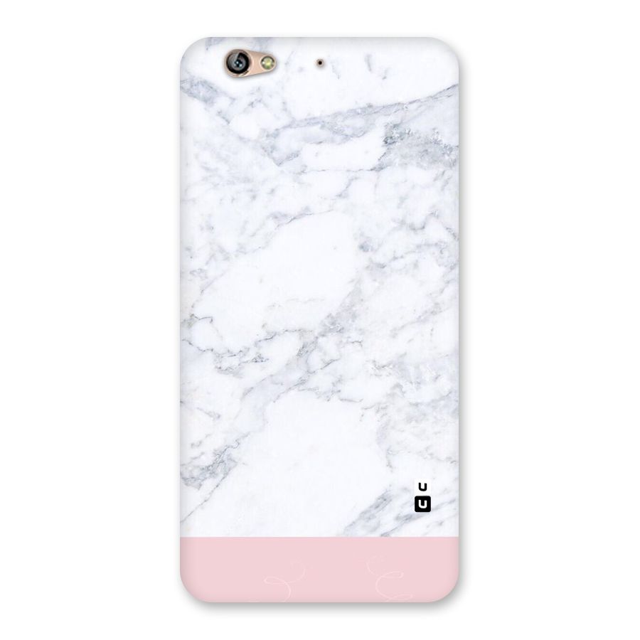 Pink White Merge Marble Back Case for Gionee S6