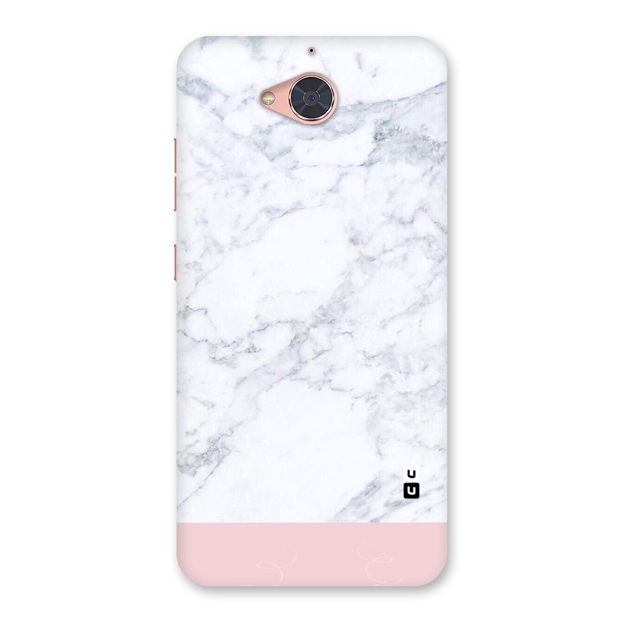 Pink White Merge Marble Back Case for Gionee S6 Pro