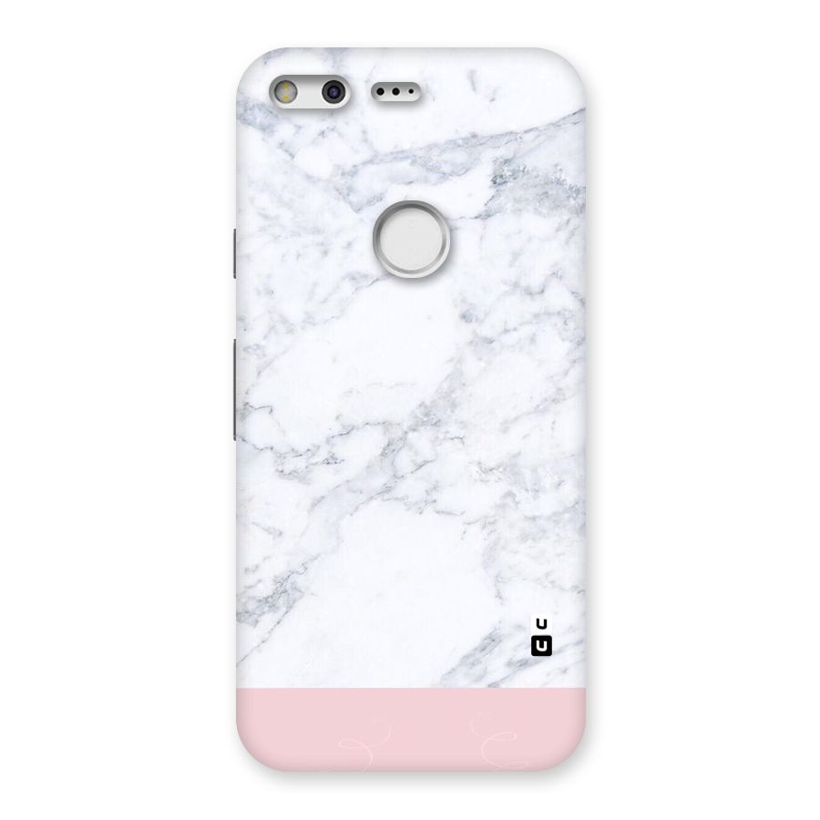Pink White Merge Marble Back Case for Google Pixel