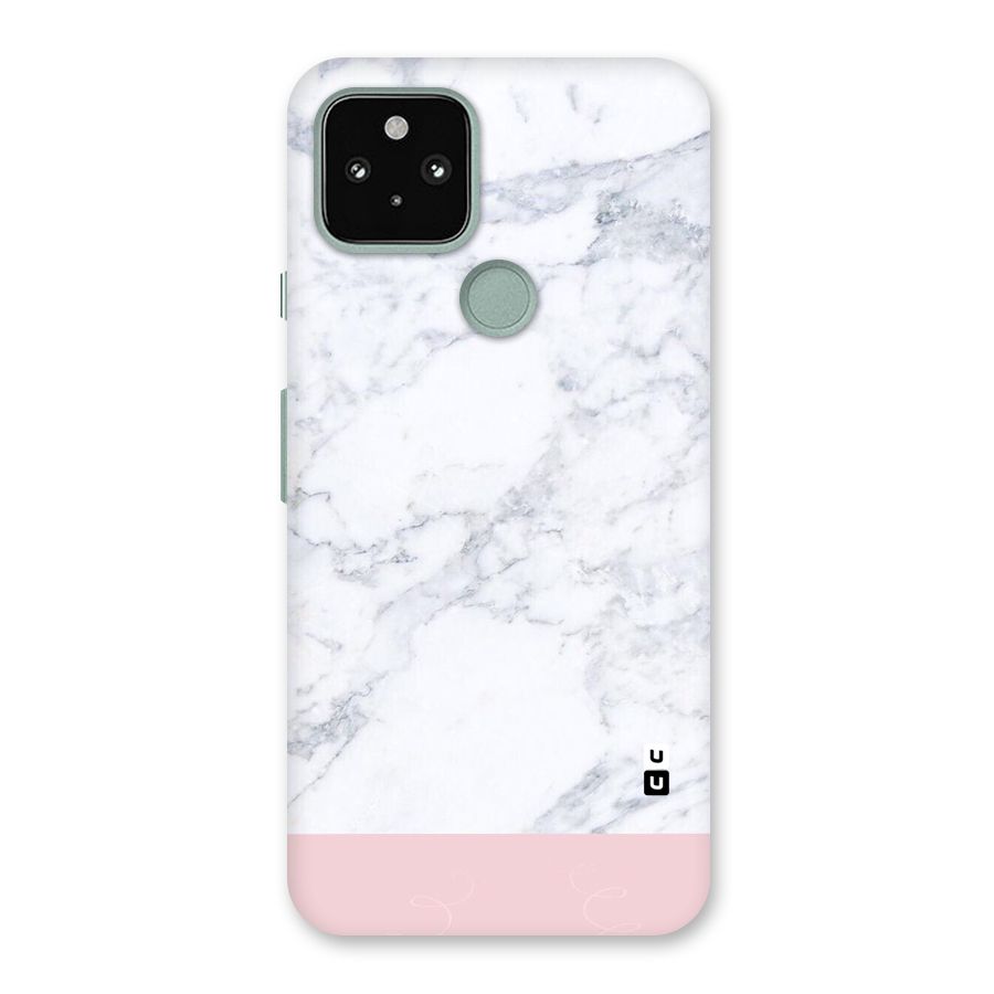 Pink White Merge Marble Back Case for Google Pixel 5