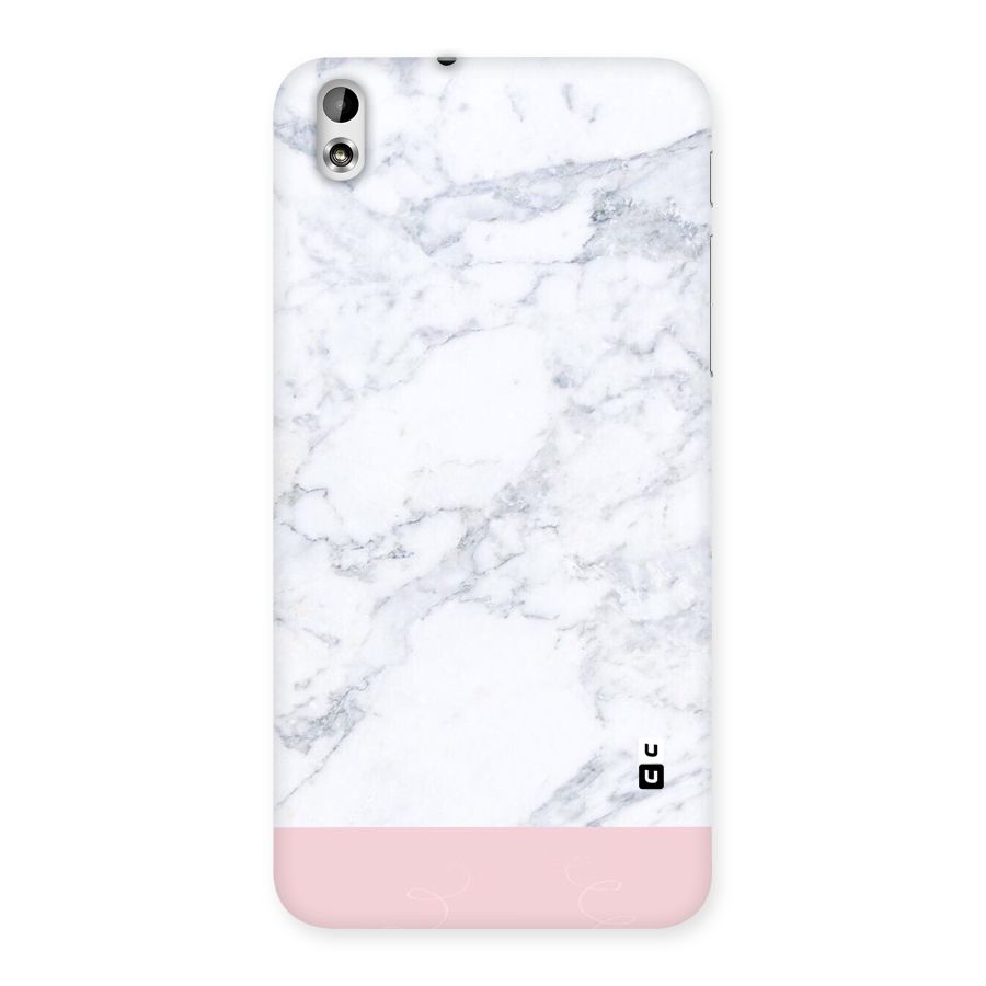 Pink White Merge Marble Back Case for HTC Desire 816g