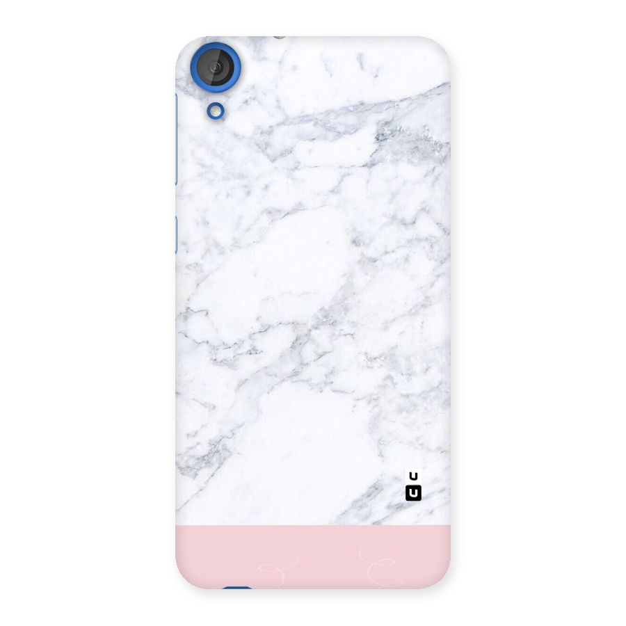 Pink White Merge Marble Back Case for HTC Desire 820