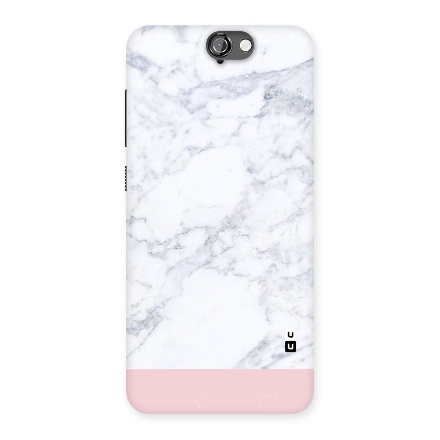 Pink White Merge Marble Back Case for HTC One A9