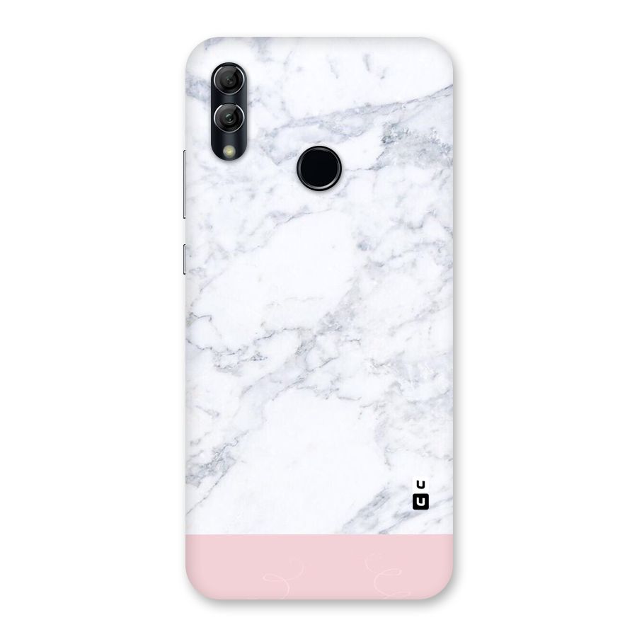 Pink White Merge Marble Back Case for Honor 10 Lite