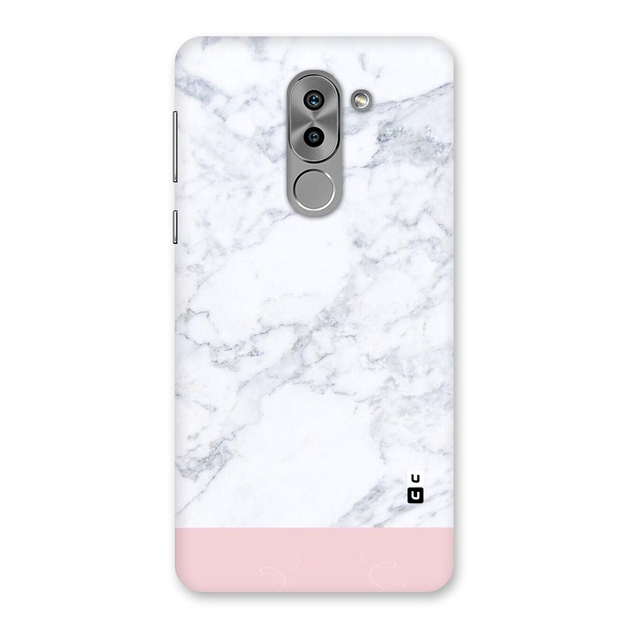 Pink White Merge Marble Back Case for Honor 6X