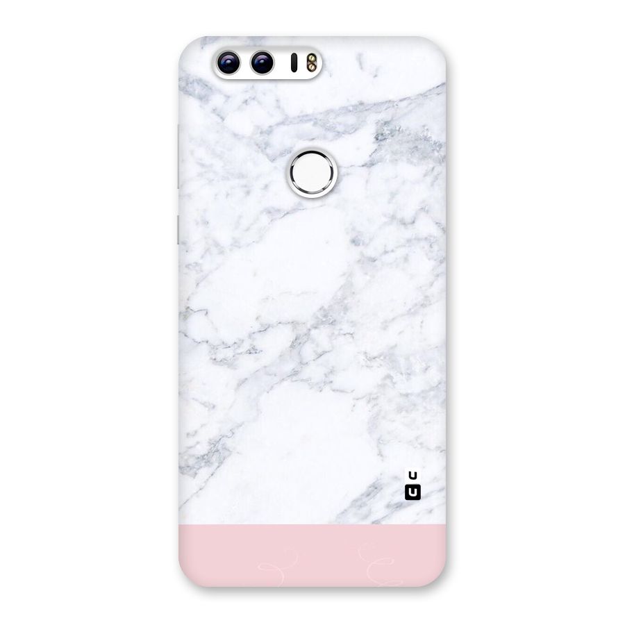 Pink White Merge Marble Back Case for Honor 8