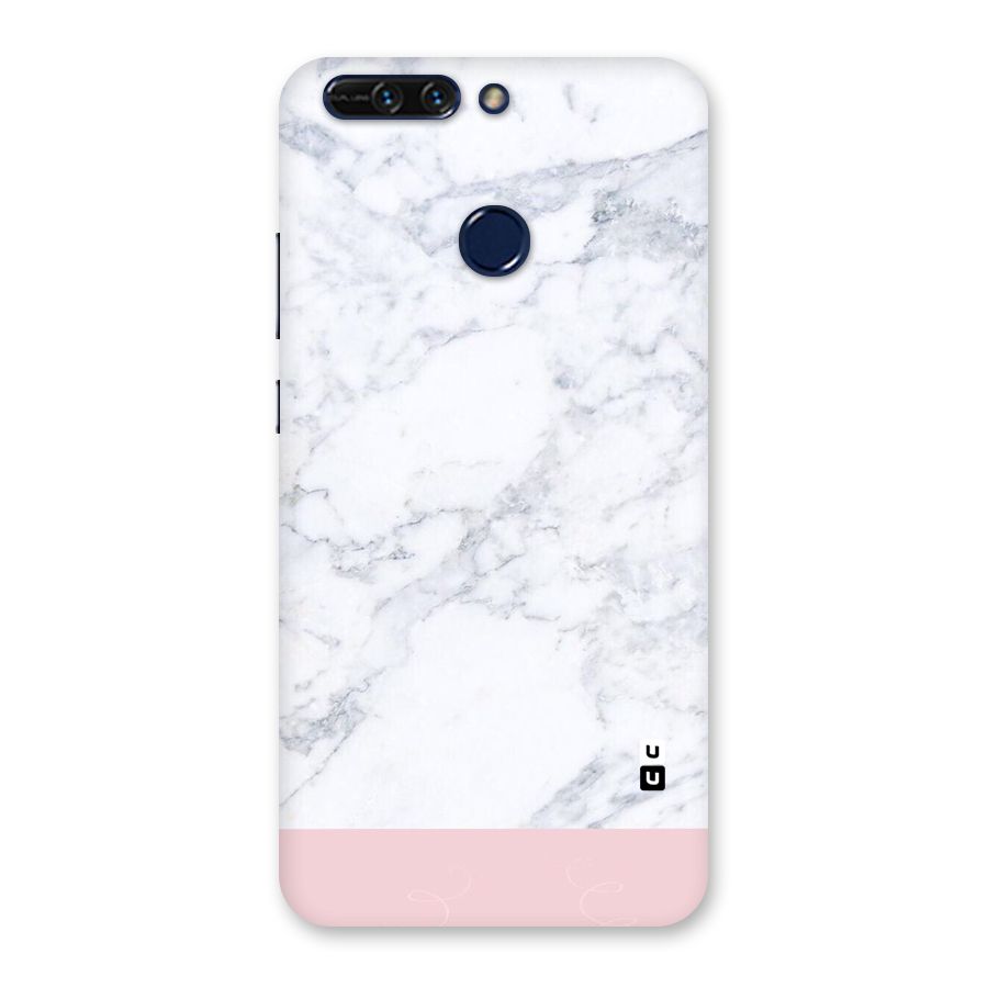 Pink White Merge Marble Back Case for Honor 8 Pro