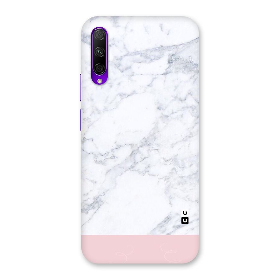 Pink White Merge Marble Back Case for Honor 9X Pro