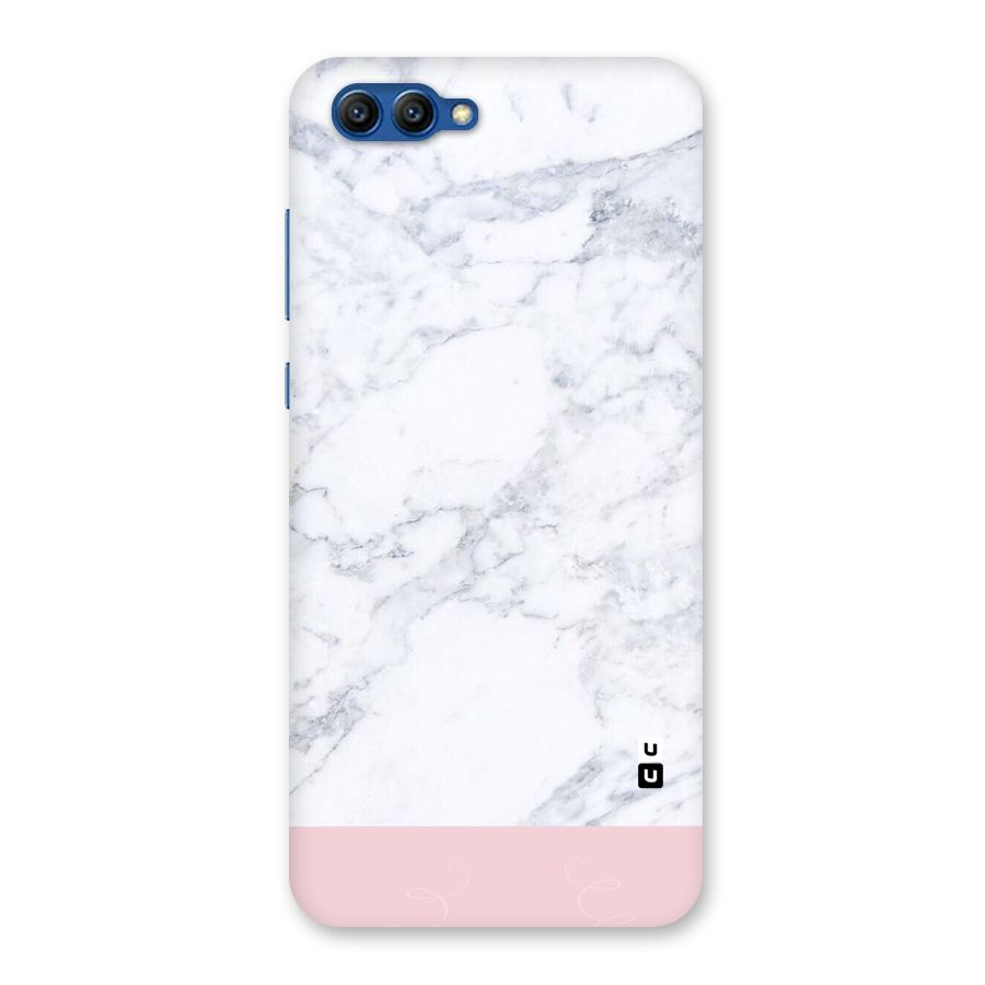 Pink White Merge Marble Back Case for Honor View 10