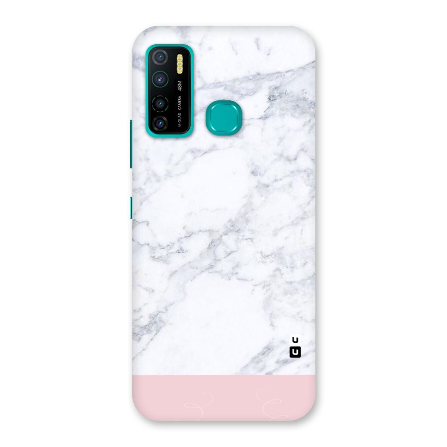 Pink White Merge Marble Back Case for Infinix Hot 9 Pro