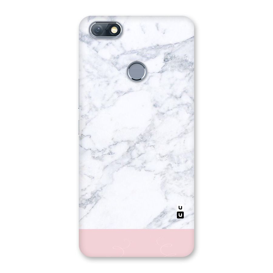 Pink White Merge Marble Back Case for Infinix Note 5