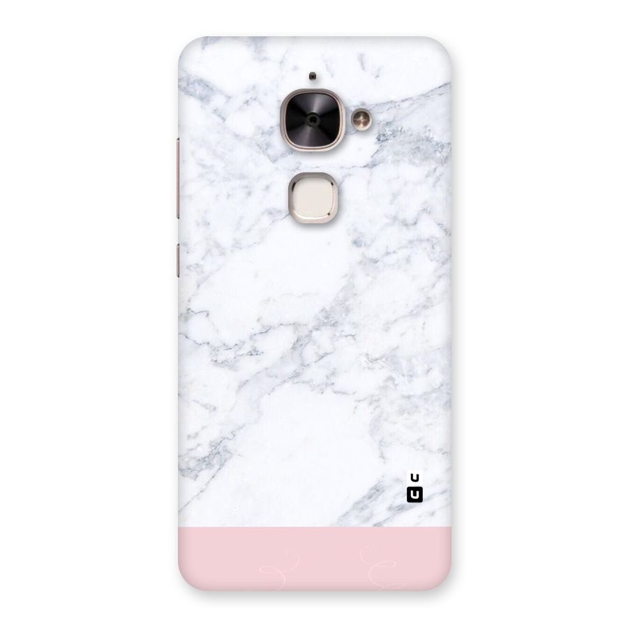 Pink White Merge Marble Back Case for Le 2