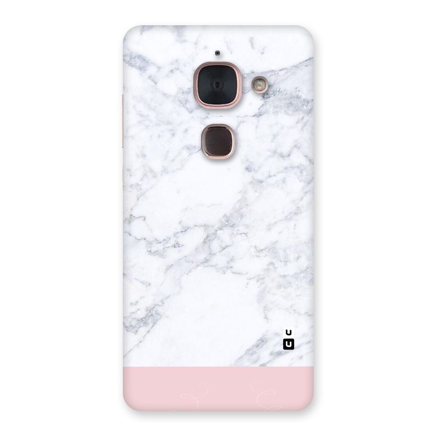 Pink White Merge Marble Back Case for Le Max 2