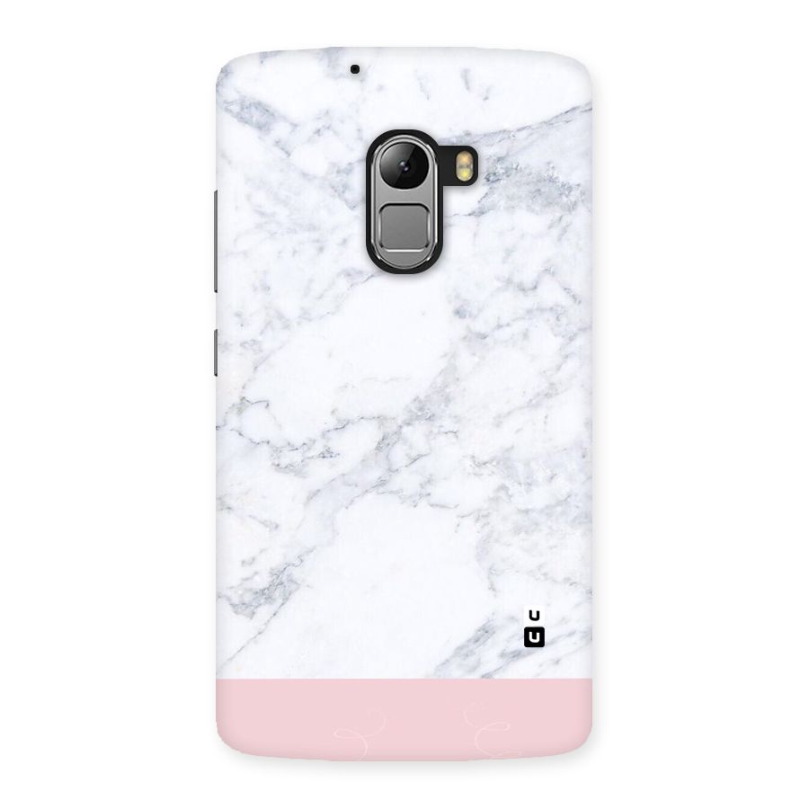Pink White Merge Marble Back Case for Lenovo K4 Note