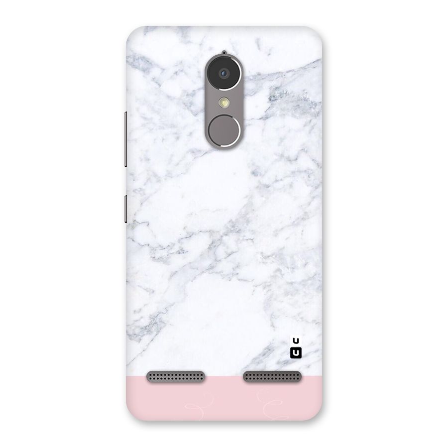 Pink White Merge Marble Back Case for Lenovo K6