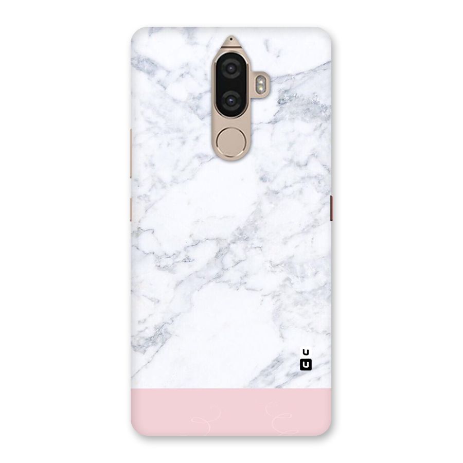 Pink White Merge Marble Back Case for Lenovo K8 Note