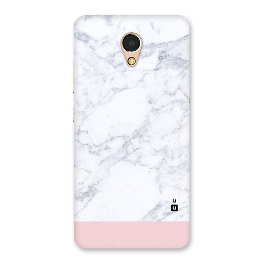 Pink White Merge Marble Back Case for Lenovo P2